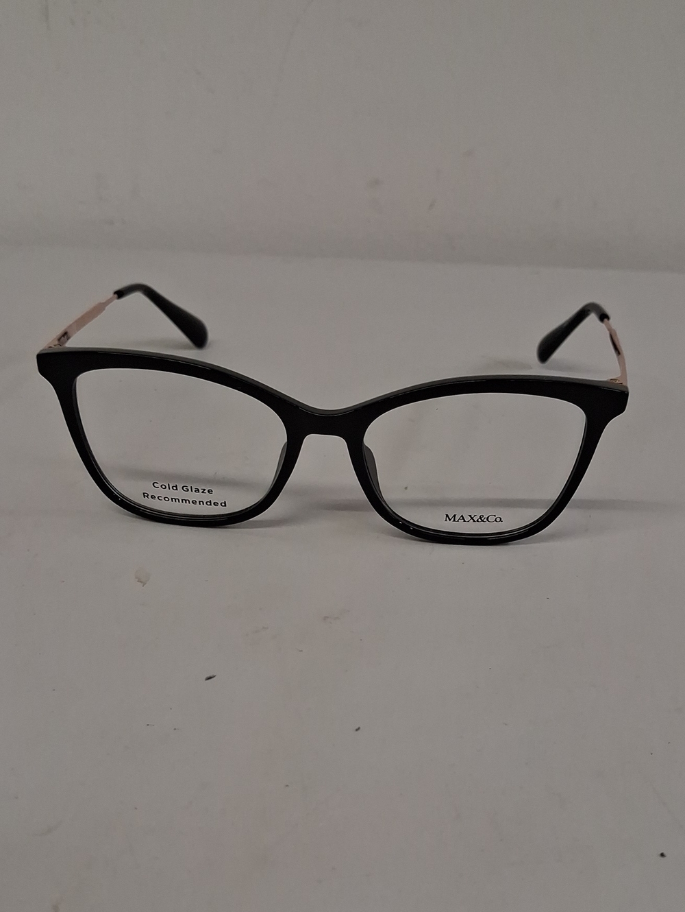 NWOT Womens Rxable Max & Co. MO5051 001 Black Eyeglass Frames